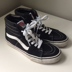 Vans Sk8 Hi Black unisex 5.0/6.5